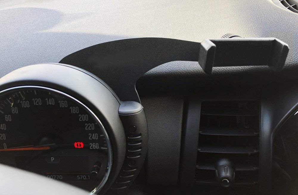 Behind Tachometer Bolt-On Mount Cell Phone GPS Holder For MINI Cooper R55 R56