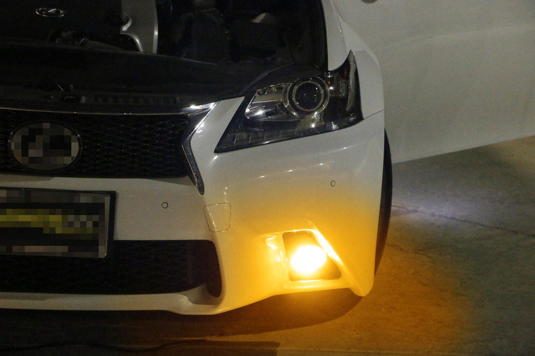 Lexus F-Sport Style Amber Yellow LED Fog Lamp Kit For 2013-15 GS350 GS460 GS450h