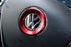 Red Wheel Center Decoration Ring Cover Trim For VW MK7 Golf GTI Jetta Passat