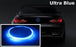 (1) 82mm Ultra Blue Emblem LED Background Light For BMW 1 3 5 7 Series X3 X5 X6