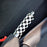 Black/White Checker Alloy Metal Handbrake Handle Grip For Gen1/Gen2 MINI Cooper