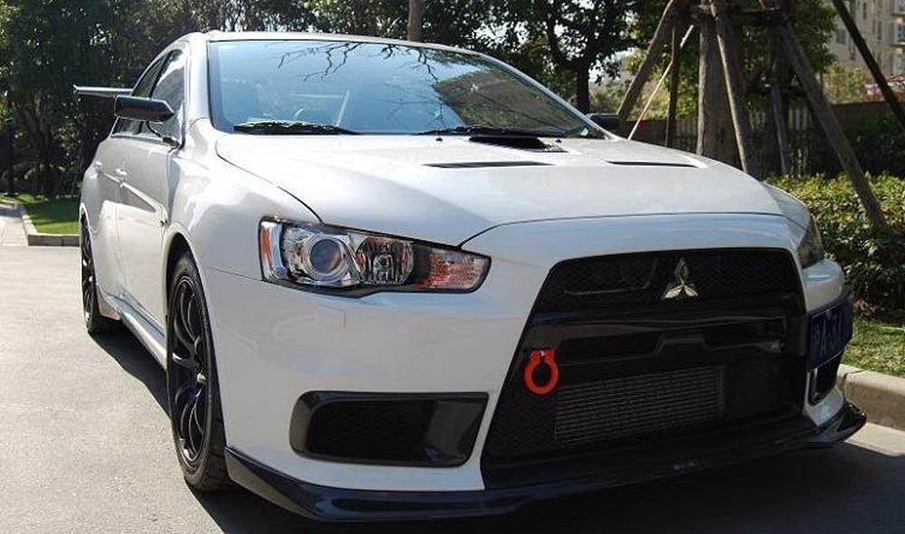 Track Racing Style Aluminum Tow Hook Ring For Mitsubishi Lancer Evolution X 10