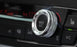 Silver AC Climate Control Radio Volume Knob Ring Covers For BMW 1 2 3 4 Series