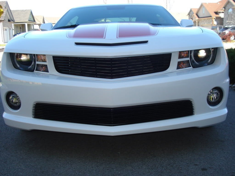 Complete Clear Lens Fog Light w/ White LED Bulbs, Bezels For 10-13 Camaro LS LT