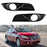 LH RH Fog Lamp Garnish Bezel Covers For 2013-15 Nissan Sentra (except SR Models)