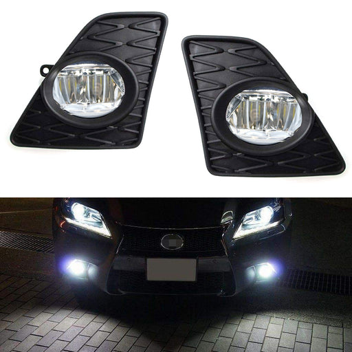 Lexus F-Sport Style White 15W LED Fog Light Kit For 13-15 GS350 GS460 GS450h GS