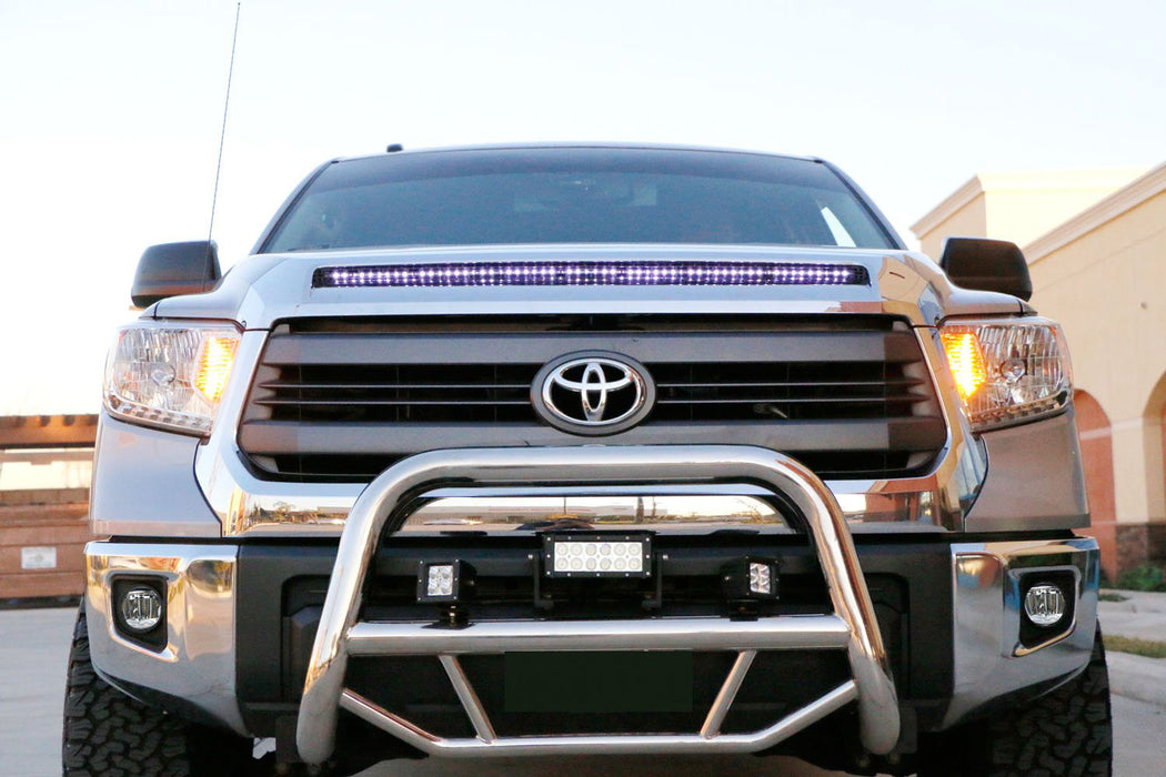 Complete 15W CREE LED Fog Lights w/Bezel Covers, Wiring For 14-21 Toyota Tundra