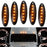 OE-Spec Amber LED Raised Roof Clearance Marker Lights For Freightliner Cascadia