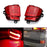 Red Lens LED Rear Bumper Tail/Fog Lights For 2016-up Toyota Land Cruiser-iJDMTOY