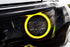 Amber/White Switchback LED Headlight Angel Eye Lighting Kit For Toyota 4Runner