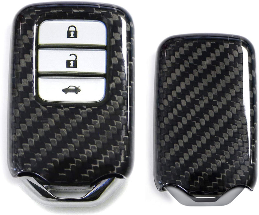 genuine carbon fiber gloss finish key fob shell for Honda Crosstour