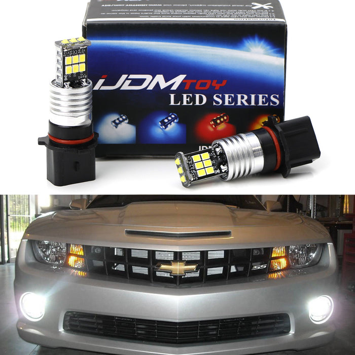 Super Bright HID White P13W High Power 15-SMD LED Bulbs For Fog Lamps DRL Lights