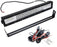 Flood/Spot Beam LED Light Bar w/Lower Bumper Mounts, Wiring For Nissan Titan