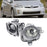 Complete Clear Lens Fog Light Kit w/Bezel Covers, Wirings For 10-11 Toyota Prius