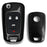 Exact Fit Glossy Black Smart Key Fob Shell Cover For Chevrolet GMC 3 4 5 Buttons