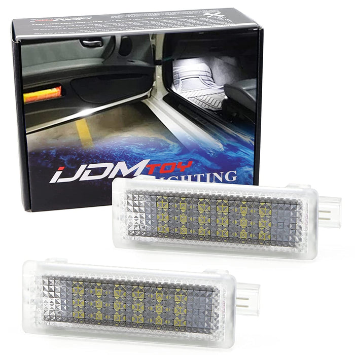 White 18-SMD Full LED Side Door/Footwell/Trunk Courtesy Light Kit For Land Rover