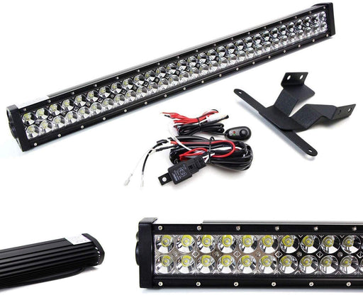 180W 30" LED Light Bar w/ Lower Bumper Bracket, Wirings For 05-15 Toyota Tacoma