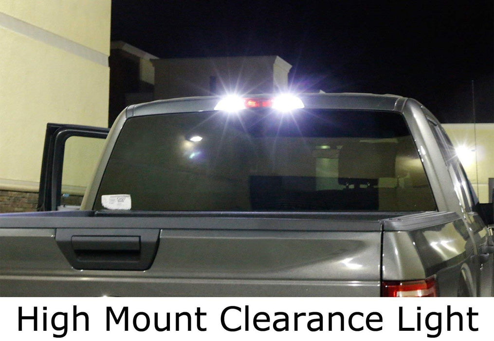 LED License Plate, Backup, High Mount Light Combo Kit For 15-18 Silverado Sierra