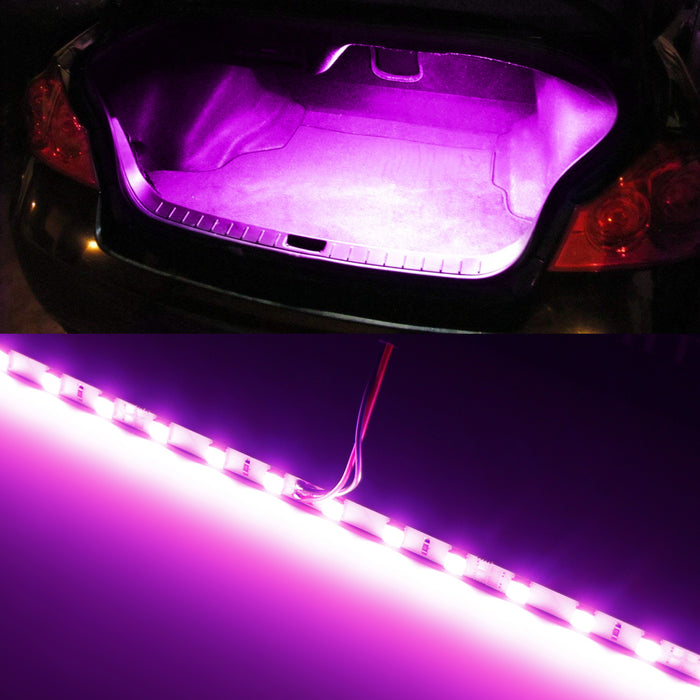 Super Bright HID Pink 18-SMD LED Strip Light Car Trunk Cargo Area Illumination