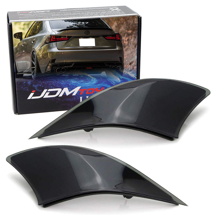 OE-Spec Smoke Rear Bumper Reflector Lens Assy For Lexus IS IS250 IS300 IS350 ISF