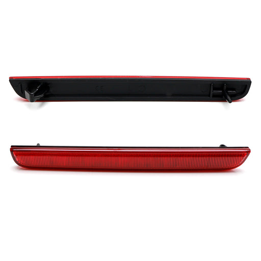 Pair Dark Red Color Rear Bumper Reflector Lenses For 2015-2022 Dodge Challenger