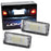 White 18-SMD White LED License Plate Lights For BMW E46 3-Series Sedan Pre-LCI