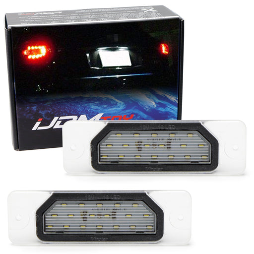 Direct Fit White LED License Plate Light Lamps For Infiniti FX Q I M Nissan, etc