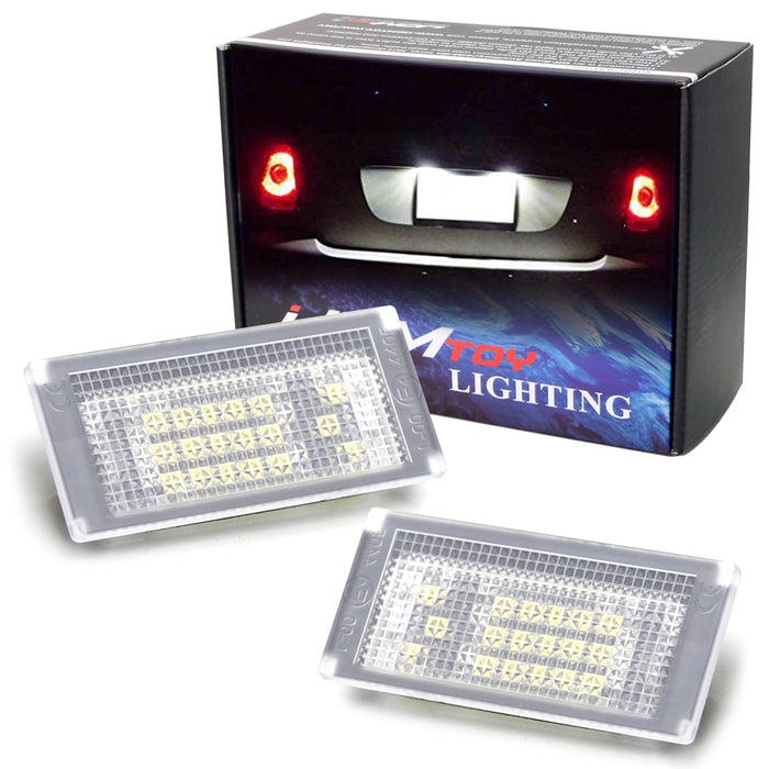 Direct Fit White LED License Plate Lights Lamps For MINI Cooper MKI R50 R52 R53