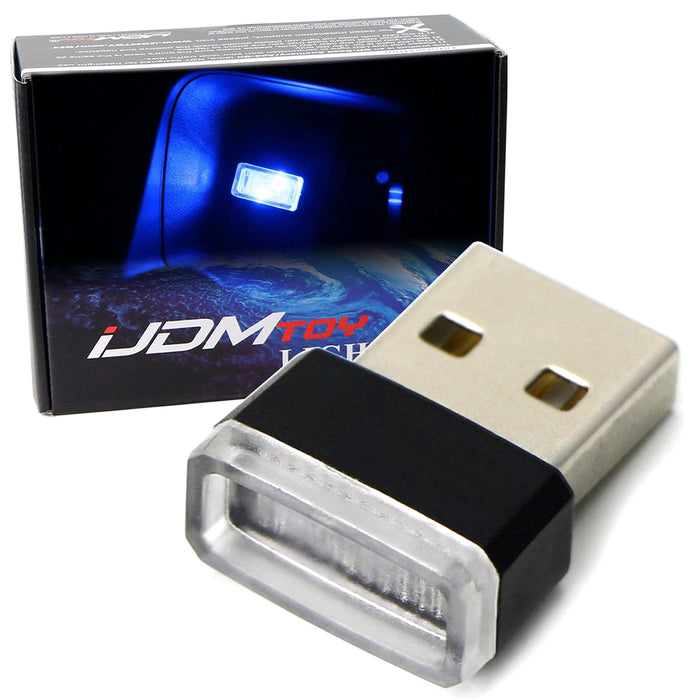 Ambient Blue Lights Glow Lights Car Interior USB