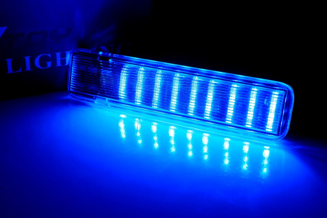 Blue LED Side Door Courtesy Lights For GM Escalade Silverado Suburban Hummer H2