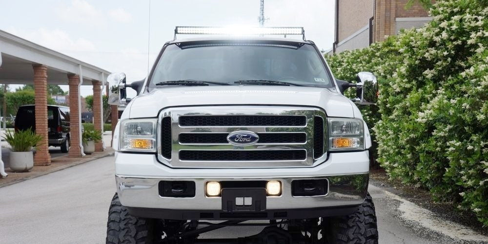 Complete Clear Lens Fog Lamp Kit w/ H10 Light Bulb For 05-07 Ford F250 F350 F450