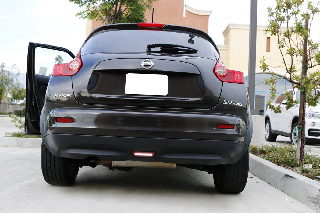 Red Lens 3-In-1 LED Rear Fog Light Kit (Tail/Brake) For Nissan Juke Rogue Murano