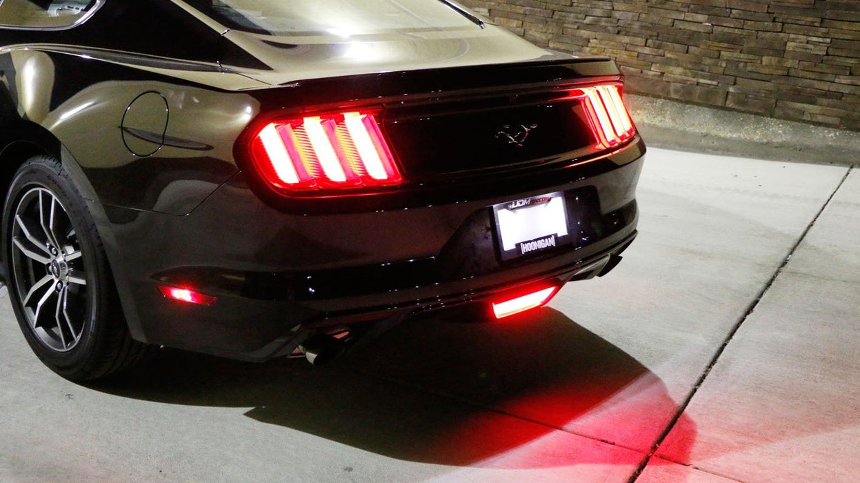 Euro Style 3-IN-1 LED Rear Fog Light Brake/Reverse Light For 15-17 Ford Mustang