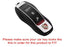 Orange Remote Smart Key Shell Holder Cover For Porsche Cayenne Panamera Macan