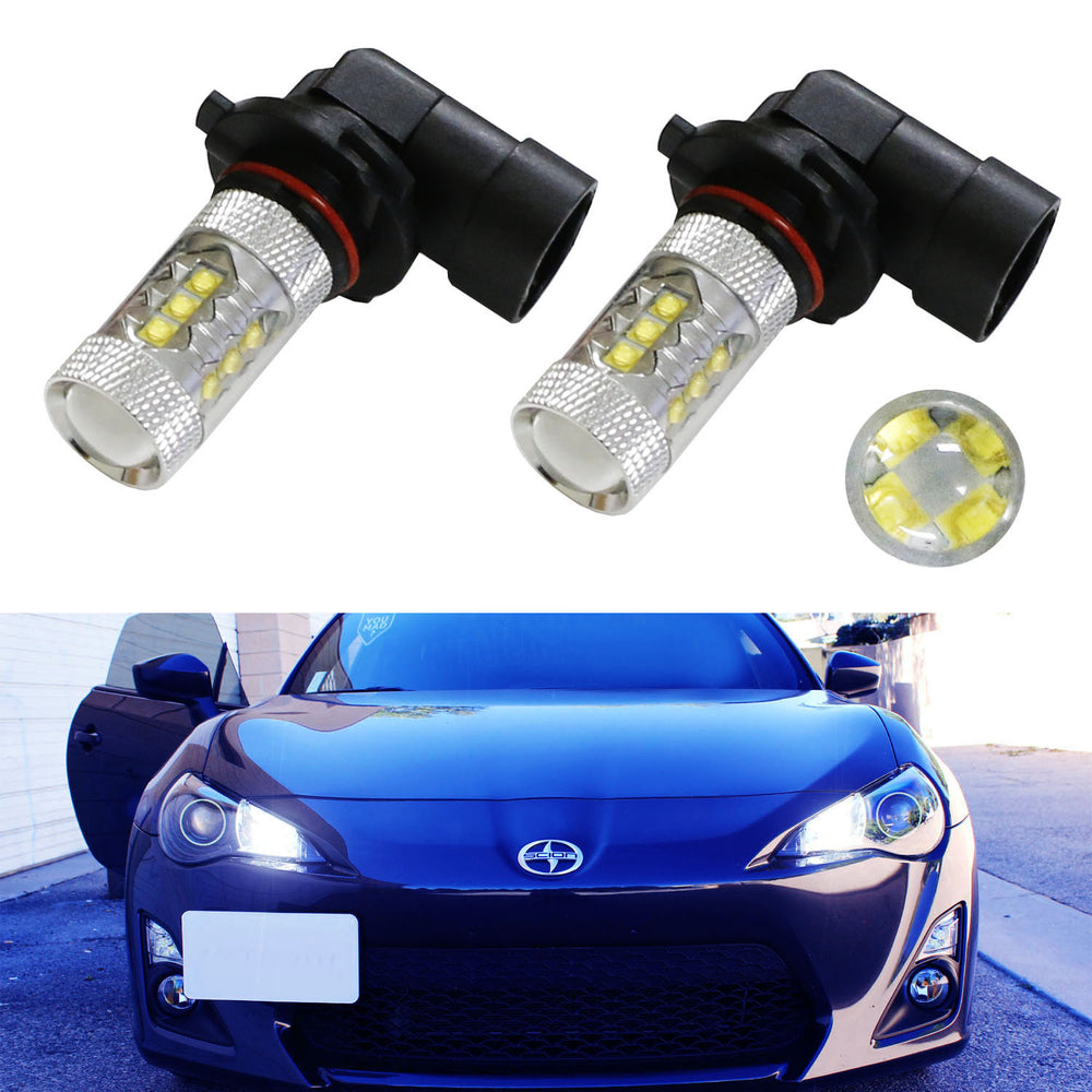 8K Blue 80W 16-CREE 9005 LED High Beam Daytime Running Lights