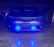 Black Shroud w/ Blue 40-SMD LED Halo Ring Angel Eyes For Fog, Headlight Retrofit