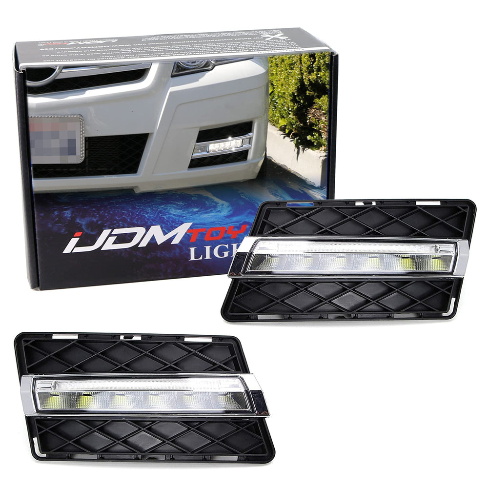 Direct Fit 18W LED Daytime Running Lights DRL For 09-12 Mercedes X204 GLK Class