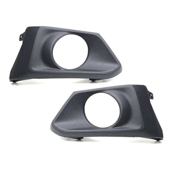 LH RH Matte Exterior Fog Lamp Bezel Garnish Covers For 2019-2022 Nissan Altima