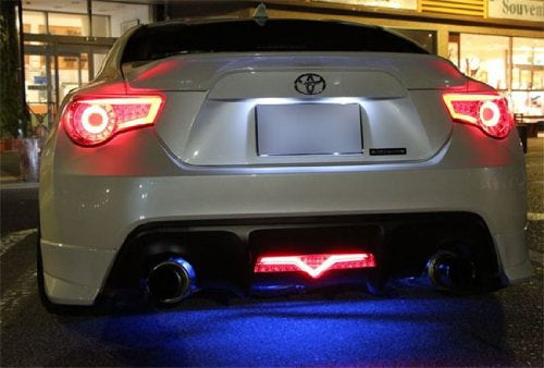 Smoked LED Rear Bumper Reverse Brake Fog Light Lamp For Scion FRS 86 Subaru BRZ