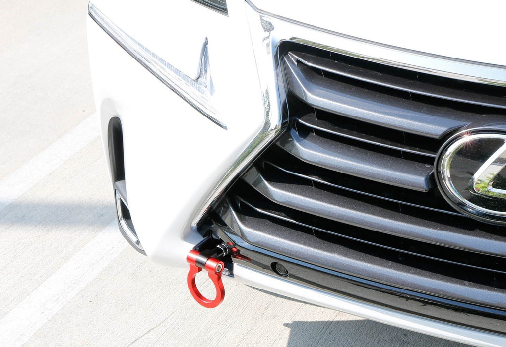 Red Track Racing Style Aluminum Tow Hook Ring For Lexus NX200 NX200t NX300h