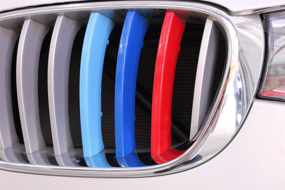 Exact Fit ///M-Color Grille Insert Trims For BMW F25 X3 F26 X4 Kidney Grill