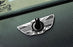 Black Union Jack Style Wing Emblem Rings For MINI Countryman Paceman Door Locks