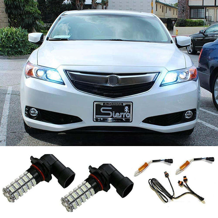 Ice Blue 9005 HB3 LED High Beam Daytime Lights For Acura ILX TSX MDX TL Honda...