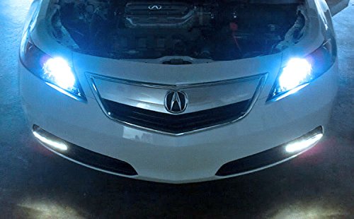 Ice Blue 9005 HB3 LED High Beam Daytime Lights For Acura ILX TSX MDX TL Honda...