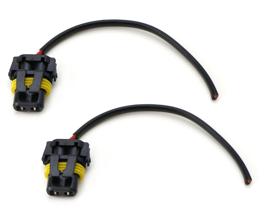 9006 9012 HB4 Female Adapter Wiring Harness Sockets For Headlight Fog Lights