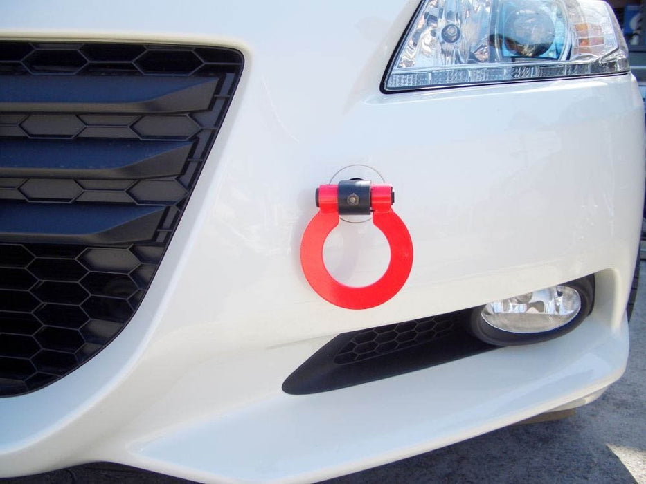 Red Track Racing Style Aluminum Tow Hook Ring For Honda S2000 FIT Acura TL