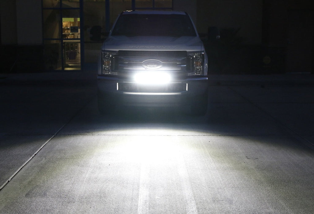 Flood/Spot Beam LED Light Bar w/Front Bumper Bracket, Wire For 2017-22 F250 F350