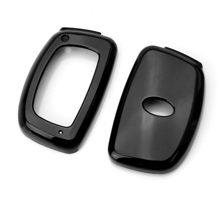 Black Exact Fit Key Fob Shell Cover For For 2014-up Hyundai Tucson Keyless Fob