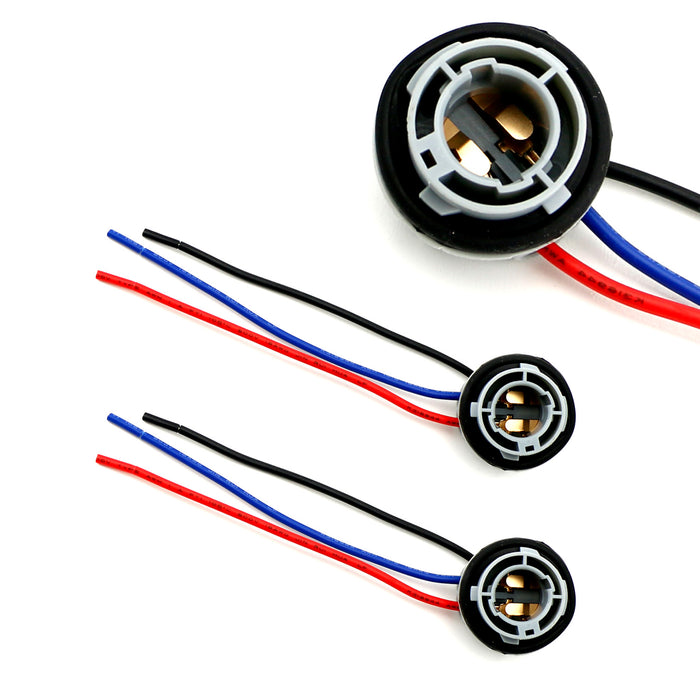 1157 7528 Wiring Harness Sockets For LED Bulbs, Turn Signal Lights, Brake Lights