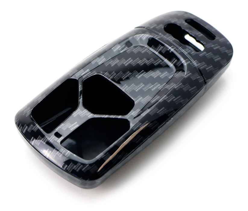 Carbon Fiber Key Fob Shell Cover For 2017-up Audi A4 A5 Q7, 2016-up TT Smart Key